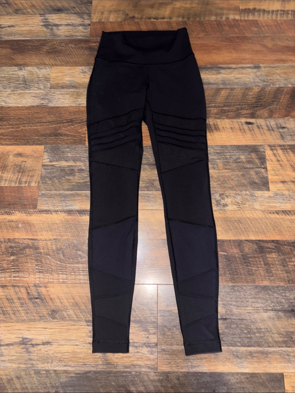 Lululemon Wunder‎ Under High Rise Tight Mix And Mesh 28" Black Size 4